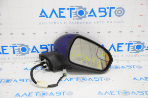Side mirror right complete Ford Fusion mk5 13-17 3 pins, blue
