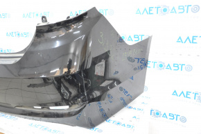Rear bumper bare Hyundai Sonata 15-17 black S3