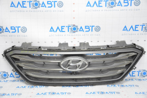 Radiator grill grill Hyundai Sonata 15-17 sport, complete with badge