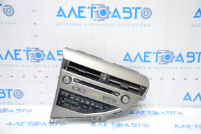 Radio, Tape, Climate Control, Panel Assembly Lexus RX350 RX450h Type 3, Peeled Chrome, Crack, Water Damage