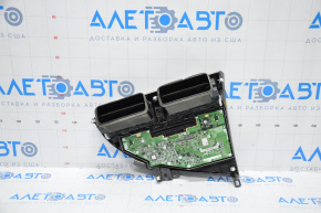 Radio, Tape, Climate Control, Panel Assembly Lexus RX350 RX450h Type 3, Peeled Chrome, Crack, Water Damage