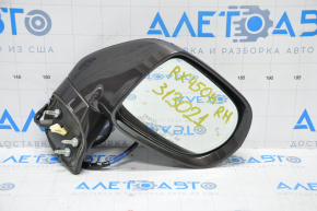 Right side mirror assembly Lexus RX350 RX450h 10-15 16 pins, BSM, dimming, turn signal, turn signal defect