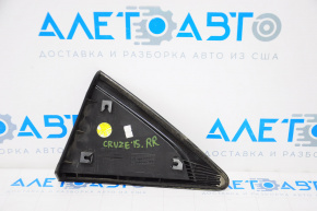 Rear right window plug Chevrolet Cruze 11-15 black