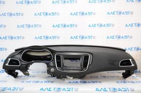 Torpedo front panel without AIRBAG Chrysler 200 15-17 black