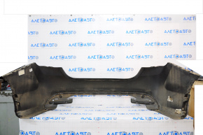 Rear bumper bare Chrysler 200 15-17 graphite, scratches, cracked, cracks in the crepe