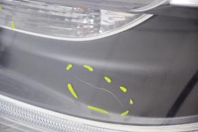 Headlight front left bare Chrysler 200 15-17 halogen without fastening, scratch