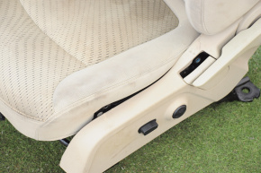 Driver's seat Dodge Journey 11-20 without airbag, mech+electric, beige cloth, for dry cleaning