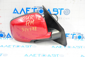 Side mirror right assembly Dodge Journey 11-15 5 pins, heated, red PR1