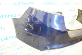 Rear bumper bare Ford Fusion mk5 13-18 blue, dent, broken fastener