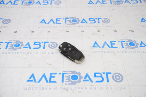 Ford Fusion mk5 13-16 key 4 buttons, folding, worn, cracks