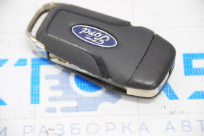 Ford Fusion mk5 13-16 key 4 buttons, folding, worn, cracks