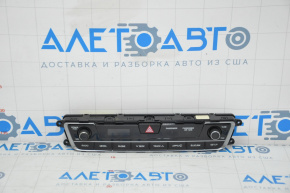 Hyundai Sonata 15-17 Clock Panel with Radio Control Useful Chrome
