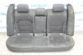 Rear row of seats 2nd row Hyundai Sonata 15-17 leather black for dry cleaning
