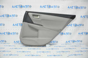 Door trim card rear right Toyota Camry v55 15-17 usa gray, scratch