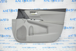 Door trim card front right Toyota Camry v55 15-17 usa gray, chrome peeled, scratched