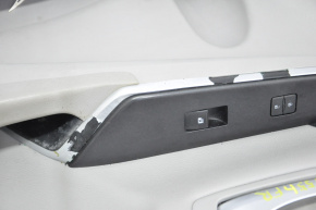 Door trim card front right Toyota Camry v55 15-17 usa gray, chrome peeled, scratched