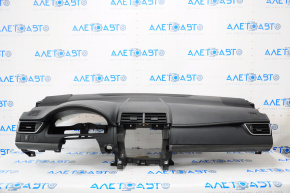Torpedo front panel without AIRBAG Toyota Camry v55 15-17 usa black, white stitching
