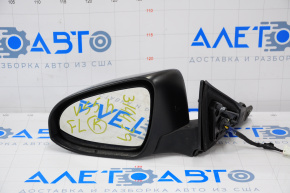 Left side mirror complete Toyota Camry v55 15-17 5 pins, heated, blue