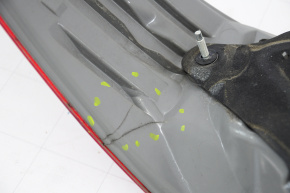 Light outer wing right Toyota Camry v55 15-17 usa cracked housing, crack on glass