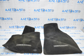 Set of floor mats for Toyota Highlander 14-19 cloth black