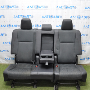 Rear row of seats 2 row Toyota Highlander 14-16 combined leather black