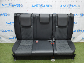 Rear row of seats 3 row Toyota Highlander 14-19 combined leather black