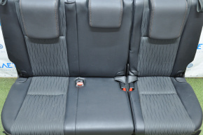 Rear row of seats 3 row Toyota Highlander 14-19 combined leather black