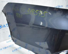 Rear bumper bare Toyota Highlander 14-19 without parking sensors blue
