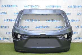 Naked tailgate Toyota Highlander 14-19 for folding glass, blue 8V5