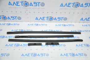 Right roof trim Toyota Highlander 14-19 set, breakage of fastening plug