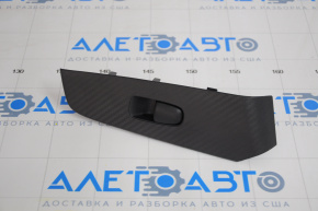 Rear right window lift control Nissan Sentra 20-24 black, with overlay