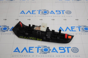 Rear right window lift control Nissan Sentra 20-24 black, with overlay