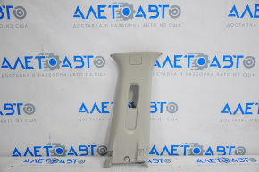 Center pillar trim upper belt right Nissan Sentra 20-24 gray