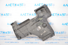 Rear left underbody protection Nissan Sentra 20-24, broken fastening, dented