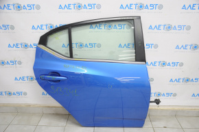 Door assembly rear right Nissan Sentra 20-24 blue B51, butt
