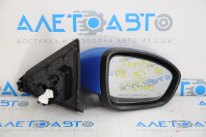 Side mirror right complete Nissan Sentra 20-24 blue, turn signal, 7 pins
