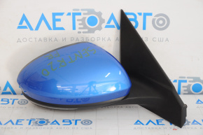 Side mirror right complete Nissan Sentra 20-24 blue, turn signal, 7 pins