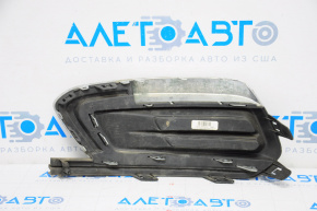 Front bumper grille right Chevrolet Cruze 15-16 rest without fog lights, chrome