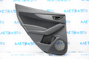 Door trim card rear left Subaru Impreza 17-23 black, broken fastener
