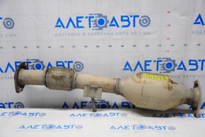 Exhaust line middle part with catalytic converter Toyota Highlander 14-16 3.5 is dented