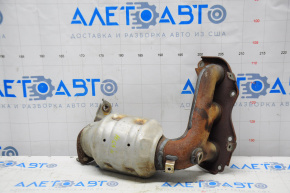 Front exhaust manifold with catalytic converter Toyota Highlander 14-16 3.5