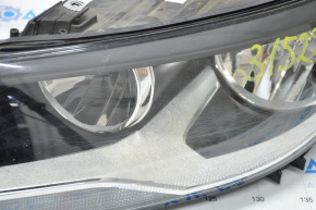 Headlight front left VW Tiguan 12-18 bare rest halogen, for polishing