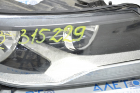 Headlight front right VW Tiguan 12-18 bare rest halogen, for polishing