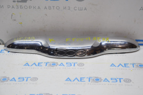 Trunk door handle with number plate light Fiat 500 12-17 chrome button not working