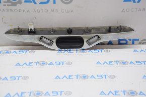 Trunk door handle with number plate light Fiat 500 12-17 chrome button not working