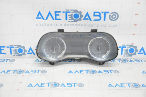 Instrument cluster Chrysler 200 15-16 small display 80k light edging, scratches, broken mount
