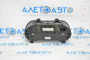 Instrument cluster Chrysler 200 15-16 small display 80k light edging, scratches, broken mount