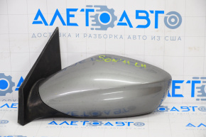 Left side mirror complete Hyundai Sonata 11-14 5 pins, heated, graphite
