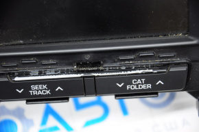 Radio tape recorder Hyundai Sonata 15-17 medium display, chrome useful