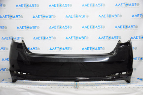 Rear bumper bare Hyundai Sonata 15-17 black
